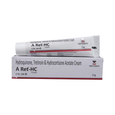 a ret hc cream Allopathy (Hydroquinone (2% w/w)) - Uses in Hindi, Side Effects, Substitutes & Price in India