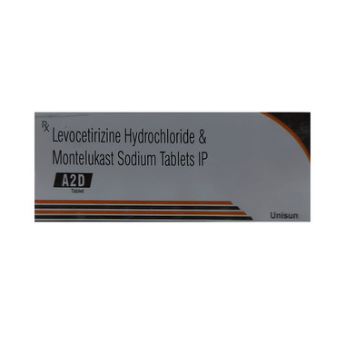 a2d tablet Allopathy (Levocetirizine (5mg)) - Uses in Hindi, Side Effects, Substitutes & Price in India