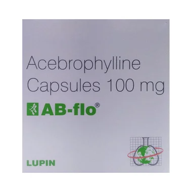 ab-flo capsule Allopathy (Acebrophylline (100mg)) - Uses in Hindi, Side Effects, Substitutes & Price in India