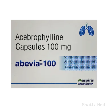 abevia 100 capsule Allopathy (Acebrophylline (100mg)) - Uses in Hindi, Side Effects, Substitutes & Price in India