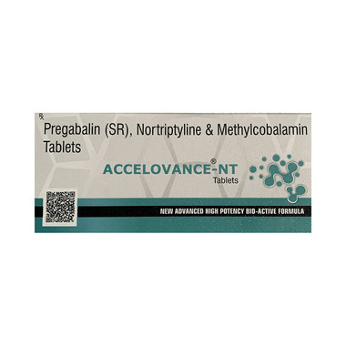 accelovance-nt tablet sr Allopathy (Pregabalin (75mg)) - Uses in Hindi, Side Effects, Substitutes & Price in India