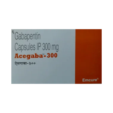 acegaba 300 capsule Allopathy (Gabapentin (300mg)) - Uses in Hindi, Side Effects, Substitutes & Price in India