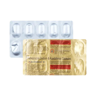 acendol-r capsule sr Allopathy (Aceclofenac (200mg)) - Uses in Hindi, Side Effects, Substitutes & Price in India