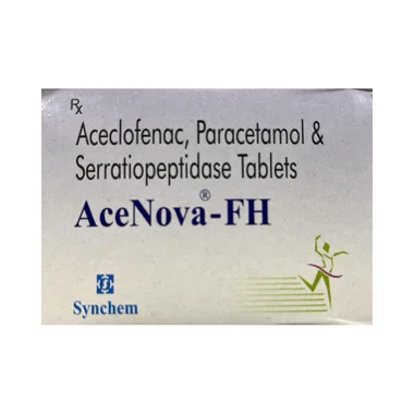 acenova fh tablet Allopathy (Aceclofenac (NA)) - Uses in Hindi, Side Effects, Substitutes & Price in India