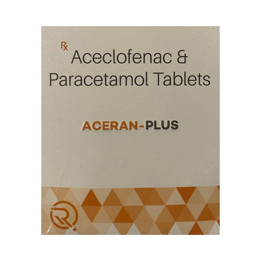 aceran-plus tablet Allopathy (Aceclofenac (100mg)) - Uses in Hindi, Side Effects, Substitutes & Price in India