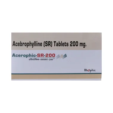 acerophic-sr 200 tablet - Acebrophylline (200mg) medicine