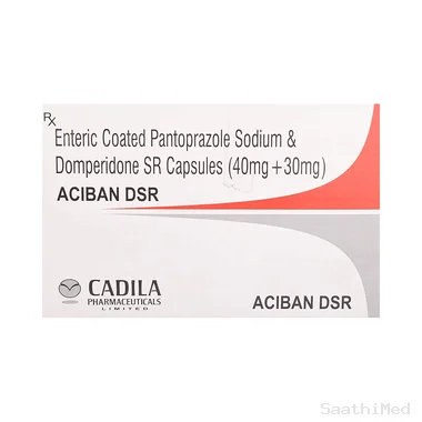 aciban dsr capsule Allopathy (Domperidone (30mg)) - Uses in Hindi, Side Effects, Substitutes & Price in India
