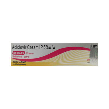acirax cream - Acyclovir (5% w/w) medicine