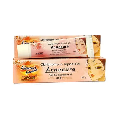 acnecure gel Allopathy (Clarithromycin (1% w/w)) - Uses in Hindi, Side Effects, Substitutes & Price in India