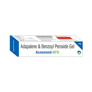 acnemend-bpo gel Allopathy (Adapalene (0.1% w/w)) - Uses in Hindi, Side Effects, Substitutes & Price in India