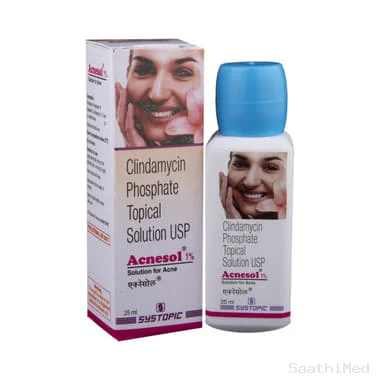 acnesol 1% solution Allopathy (Clindamycin (1% w/v)) - Uses in Hindi, Side Effects, Substitutes & Price in India
