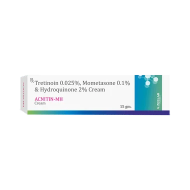 acnitin-mh cream Allopathy (Hydroquinone (2% w/w)) - Uses in Hindi, Side Effects, Substitutes & Price in India