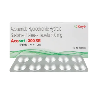 acosat 300mg tablet sr Allopathy (Acotiamide (300mg)) - Uses in Hindi, Side Effects, Substitutes & Price in India