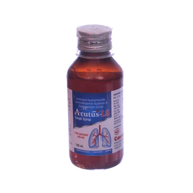 acutus-ls syrup allopathy (Levosalbutamol (1mg/5ml) + Ambroxol (30mg/5ml)) - Uses in Hindi, Side Effects, Substitutes & Price in India