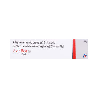 adabor gel Allopathy (Adapalene (0.1% w/w)) - Uses in Hindi, Side Effects, Substitutes & Price in India