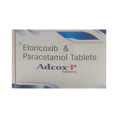 adcox-p tablet Allopathy (Etoricoxib (60mg)) - Uses in Hindi, Side Effects, Substitutes & Price in India