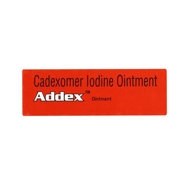addex 500mg ointment Allopathy (Cadexomer Iodine (500mg)) - Uses in Hindi, Side Effects, Substitutes & Price in India