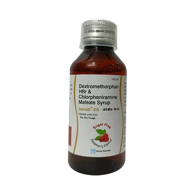 aerodil-dx syrup raspberry sugar free Allopathy (Chlorpheniramine Maleate (4mg/5ml)) - Uses in Hindi, Side Effects, Substitutes & Price in India