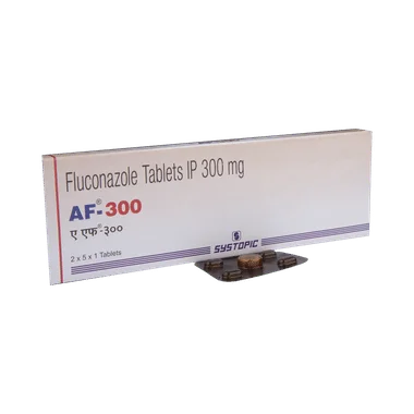 af 300 tablet Allopathy (Fluconazole (300mg)) - Uses in Hindi, Side Effects, Substitutes & Price in India
