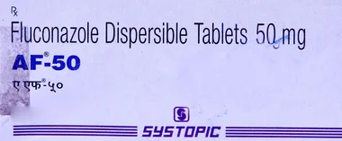 af 50 tablet dt Allopathy (Fluconazole (50mg)) - Uses in Hindi, Side Effects, Substitutes & Price in India