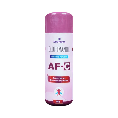 af -c dusting powder Allopathy (Clotrimazole (1% w/w)) - Uses in Hindi, Side Effects, Substitutes & Price in India