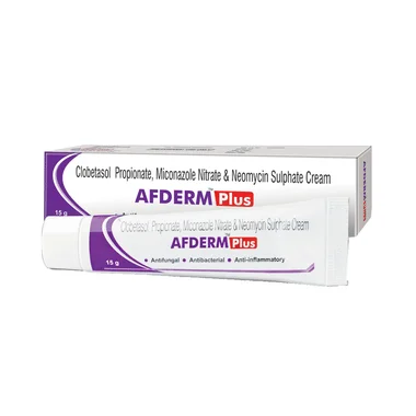 afderm plus cream Allopathy (Clobetasol (0.05% w/w)) - Uses in Hindi, Side Effects, Substitutes & Price in India
