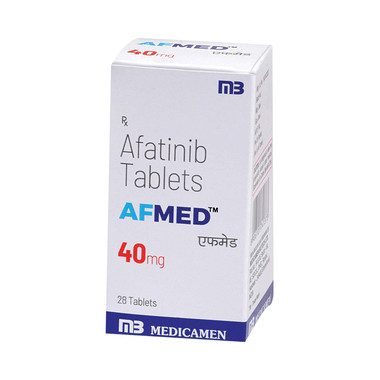 afmed 40mg tablet Allopathy (Afatinib dimaleate (40mg)) - Uses in Hindi, Side Effects, Substitutes & Price in India