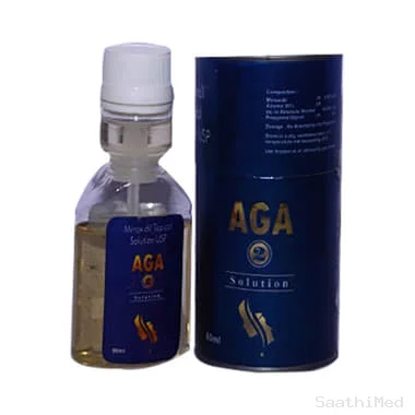aga lotion Allopathy (Minoxidil (5% w/v)) - Uses in Hindi, Side Effects, Substitutes & Price in India