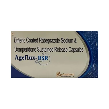 ageflux-dsr capsule - Domperidone (30mg) + Rabeprazole (20mg) medicine