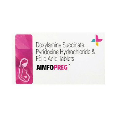 aimfopreg tablet Allopathy (Doxylamine (10mg)) - Uses in Hindi, Side Effects, Substitutes & Price in India