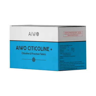 aiwo citicoline+ tablet Allopathy (Citicoline (500mg)) - Uses in Hindi, Side Effects, Substitutes & Price in India