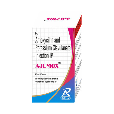 ajumox injection - Amoxycillin (1000mg) + Clavulanic Acid (200mg) medicine