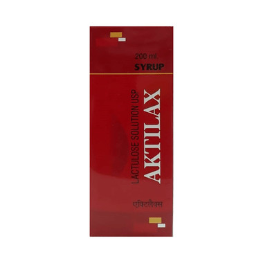 aktilax syrup Allopathy (Lactulose (10gm)) - Uses in Hindi, Side Effects, Substitutes & Price in India