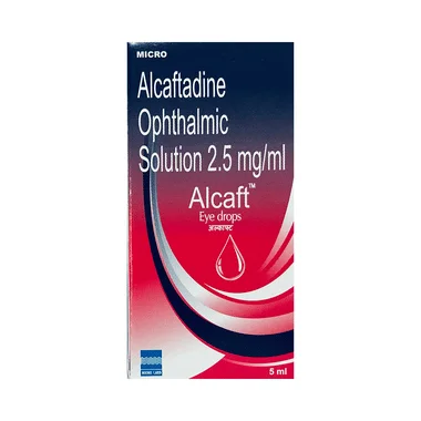 alcaft eye drop Allopathy (Alcaftadine (2.5mg/ml)) - Uses in Hindi, Side Effects, Substitutes & Price in India