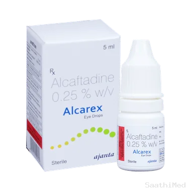 alcarex eye drop Allopathy (Alcaftadine (0.25% w/v)) - Uses in Hindi, Side Effects, Substitutes & Price in India