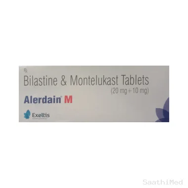 alerdain m tablet Allopathy (Bilastine (20mg)) - Uses in Hindi, Side Effects, Substitutes & Price in India