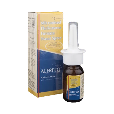 alerflo nasal spray Allopathy (Fluticasone Propionate (27.5mcg)) - Uses in Hindi, Side Effects, Substitutes & Price in India