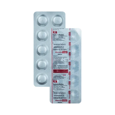 alersin-total tablet sr Allopathy (Ambroxol (75mg)) - Uses in Hindi, Side Effects, Substitutes & Price in India
