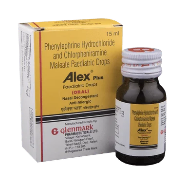 alex plus paediatric oral drops Allopathy (Chlorpheniramine Maleate (2mg/ml)) - Uses in Hindi, Side Effects, Substitutes & Price in India