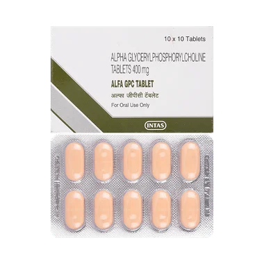 alfa gpc tablet Allopathy (Alpha glycerylphosphorylcholine (400mg)) - Uses in Hindi, Side Effects, Substitutes & Price in India