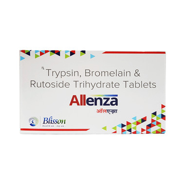 allenza tablet Allopathy (Bromelain (180mg)) - Uses in Hindi, Side Effects, Substitutes & Price in India