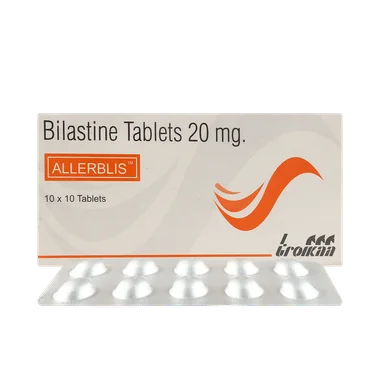 allerblis 20mg tablet Allopathy (Bilastine (20mg)) - Uses in Hindi, Side Effects, Substitutes & Price in India