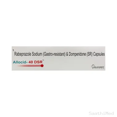 allocid 40 dsr capsule Allopathy (Domperidone (30mg)) - Uses in Hindi, Side Effects, Substitutes & Price in India