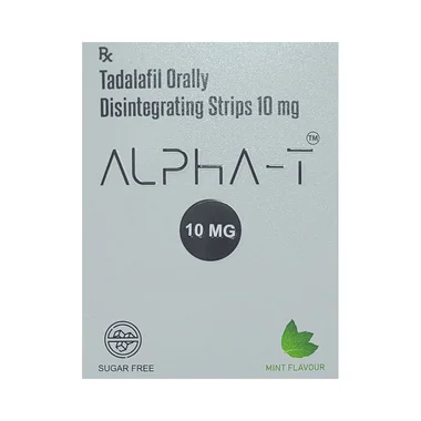 alpha-t tablet md Allopathy (Tadalafil (10mg)) - Uses in Hindi, Side Effects, Substitutes & Price in India