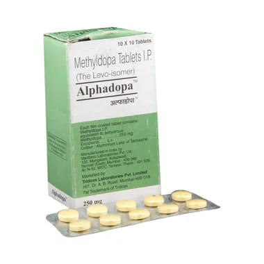 alphadopa tablet Allopathy (Methyldopa (250mg)) - Uses in Hindi, Side Effects, Substitutes & Price in India