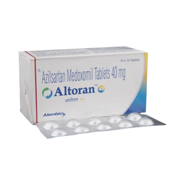 altoran 40 tablet allopathy (Azilsartan medoxomil (40mg)) - Uses in Hindi, Side Effects, Substitutes & Price in India