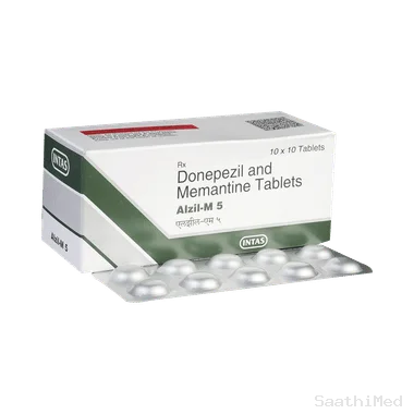 alzil-m 5 tablet Allopathy (Donepezil (5mg)) - Uses in Hindi, Side Effects, Substitutes & Price in India