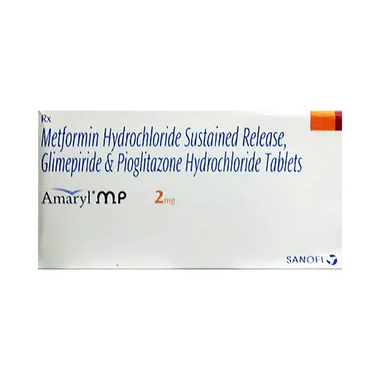 amaryl mp 2mg tablet sr Allopathy (Glimepiride (2mg)) - Uses in Hindi, Side Effects, Substitutes & Price in India