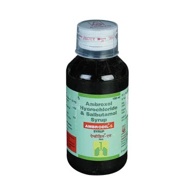 ambrodil-s syrup Allopathy (Ambroxol (15mg/5ml)) - Uses in Hindi, Side Effects, Substitutes & Price in India