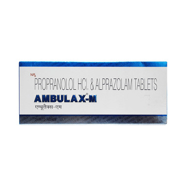 ambulax m tablet Allopathy (Alprazolam (0.25mg)) - Uses in Hindi, Side Effects, Substitutes & Price in India